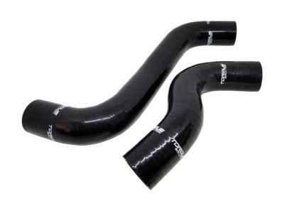Torque Solution Silicone Radiator Hose Kit (Black) Fits Subaru WRX 15+ /FXT 14+