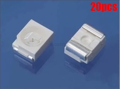 20X Super Bright Blue Smd Smt PLCC-2 3528 1210 Led Light Power Top Ic New rh