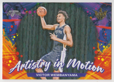 2023-24 Panini Court Kings Victor Wembanyama Artistry In Motion 