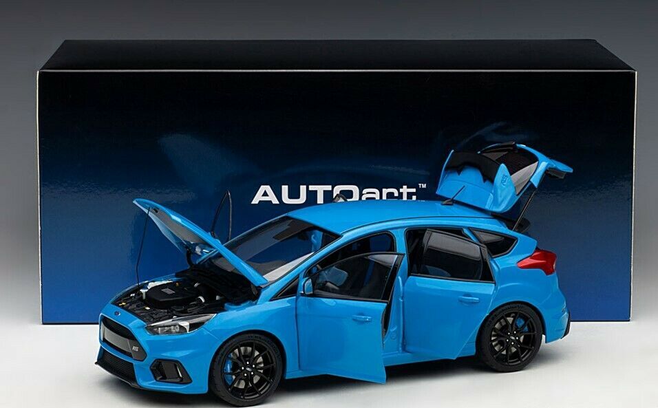 1/18 Ford USA Focus RS 2016 Nitrous Blue Metallic Model Car