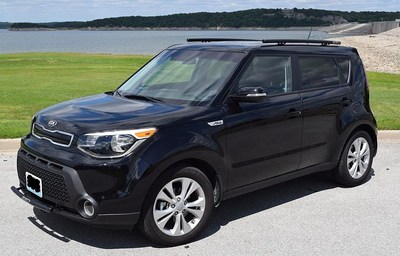 FITS 2016 KIA Soul; SSD Performance Side Roof Rails,Rack,Black Powder Coated
