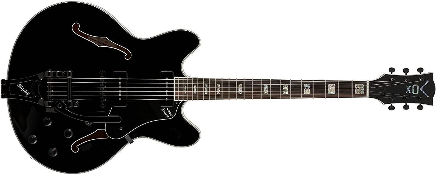 VOX Bobcat V90 with Bigsby Jet Black Soap Bar Type PU2 VOX Bobcat V90 with Bigsby Jet Black Soap Bar Type PU2
