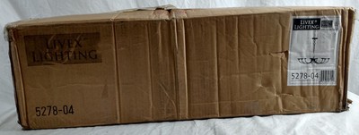 Livex Lighting Mendham Convertible Chain Hang Chandelier/Ceiling Mount Black