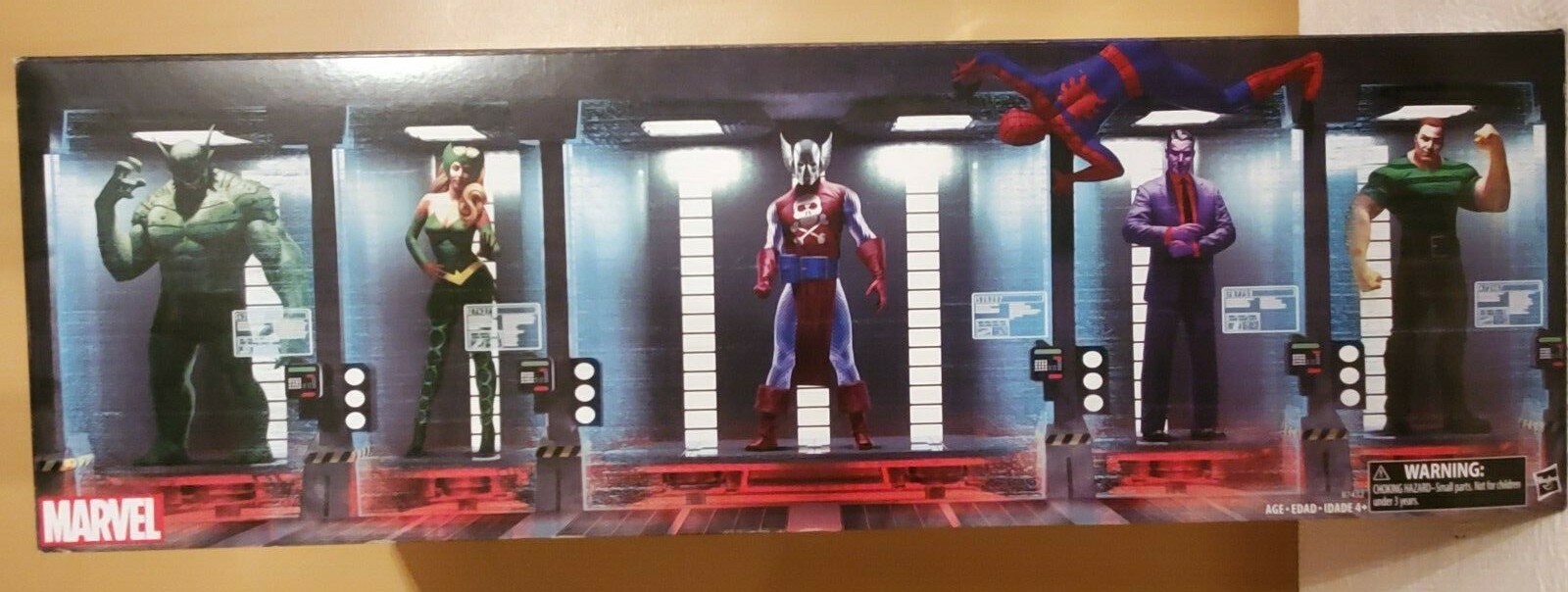 HASBRO MARVEL LEGENDS THE RAFT BOXSET SPIDER-MAN FIGURE SET