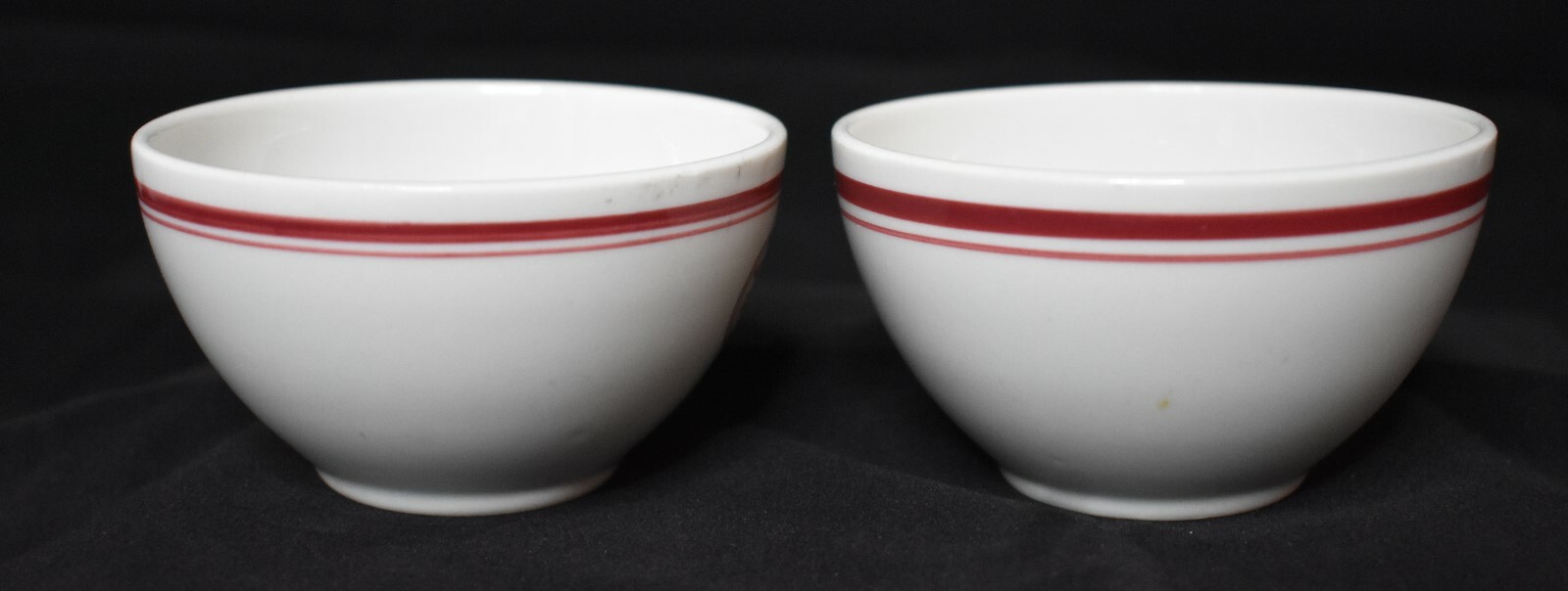 WWII US Army Medical Dept Coffee cup Set of 2 Shenango China 2 1/8 inches tall