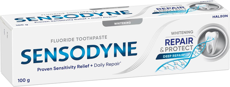 Repair & Protect Fluoride Toothpaste, Whitening, 100G