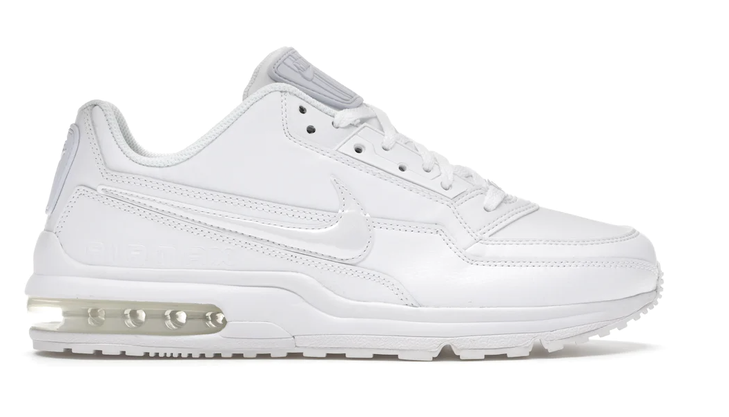 

Мужские кожаные кроссовки Nike Air Max LTD 3 тройные белые 687977-111, Белый, Nike Air Max LTD