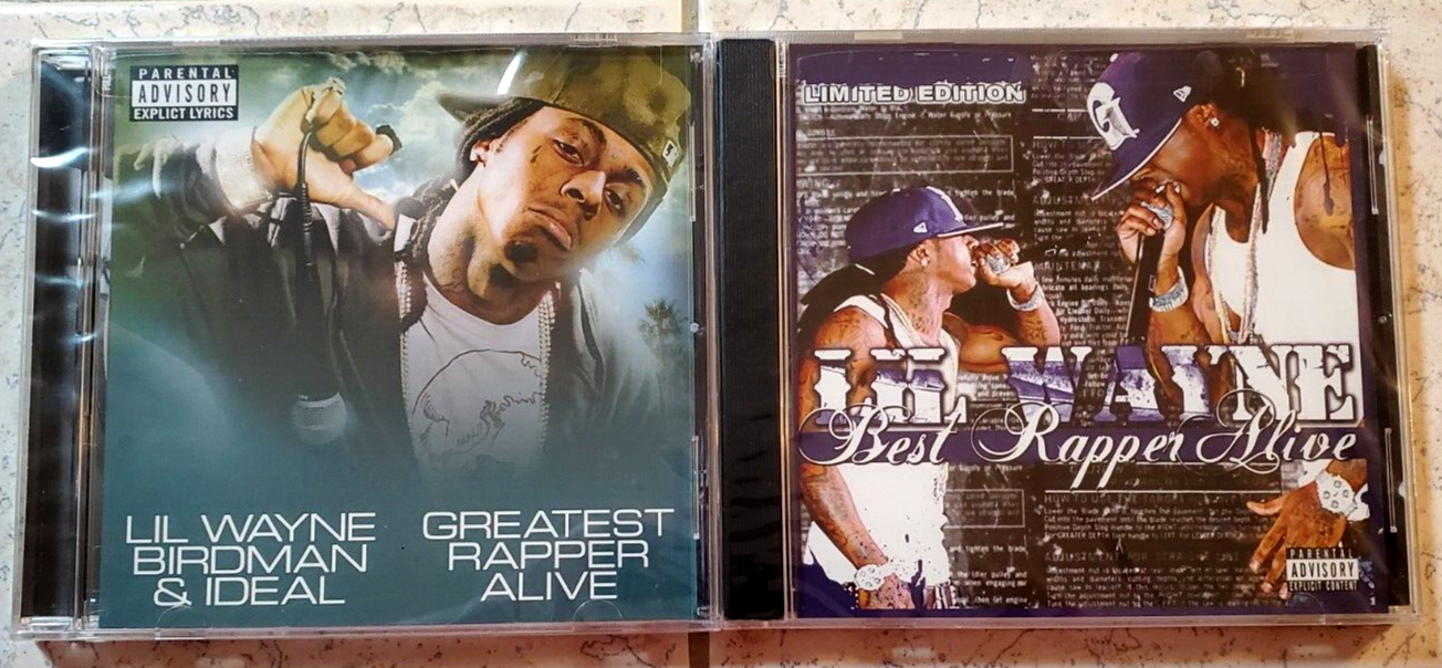LIL WAYNE *Greatest / Best Rapper Alive* 2 CD Lot 2008