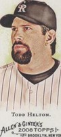 2008 Topps Allen & Ginter's - Todd Helton #131