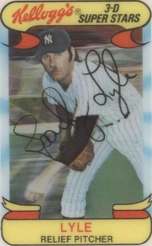 1978 Kellogg's 3-D Super Stars - Sparky Lyle #43