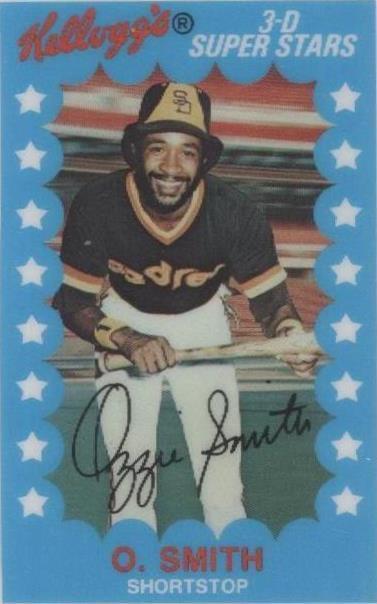 1982 Kellogg's 3-D суперзвезды - Ozzie Smith #6