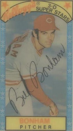 1979 Kellogg's 3-D Super Stars - Bill Bonham #31