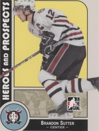 2008-09 In the Game Heroes and Prospects - Brandon Sutter #62