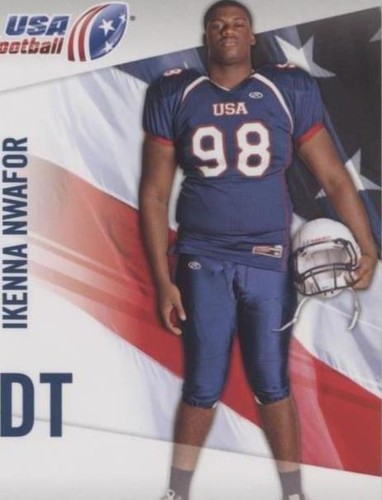 2012 Upper Deck USA Football Ikenna Nwafor #24