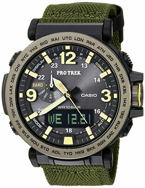 Casio Pro Trek Men's Tough Solar Atomic Time 47mm Watch PRW Casio Pro Trek Men's Tough Solar Atomic Time 47mm Watch PRW