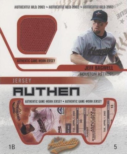 2003 Fleer Authentix - Jeff Bagwell #JA-JB