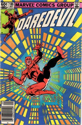 Daredevil #186 (Newsstand) FN; Marvel | Frank Miller - we combine shipping