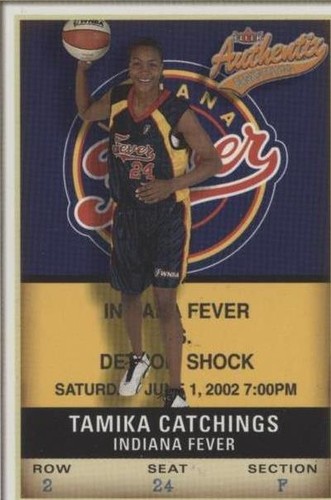 Tamika Catchings Signed Indiana Fever 8x10 Photo Basketball