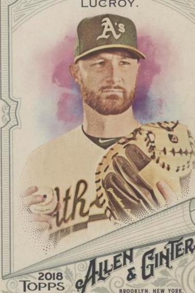 2018 Topps Allen & Ginter - Jonathan Lucroy #38