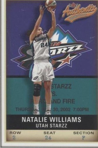 2002 Fleer Authentix WNBA - Natalie Williams #27