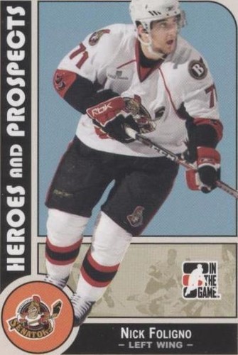 2008-09 In the Game Heroes and Prospects - Nick Foligno #34