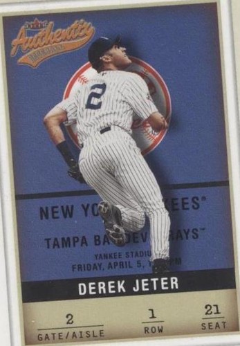 2002 Fleer Authentix - Derek Jeter #1