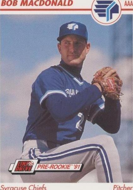 1991 Line Drive Pre-Rookie - Bob MacDonald #508