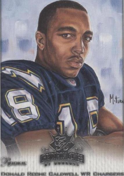 2002 Donruss Gridiron Kings Reche Caldwell #127