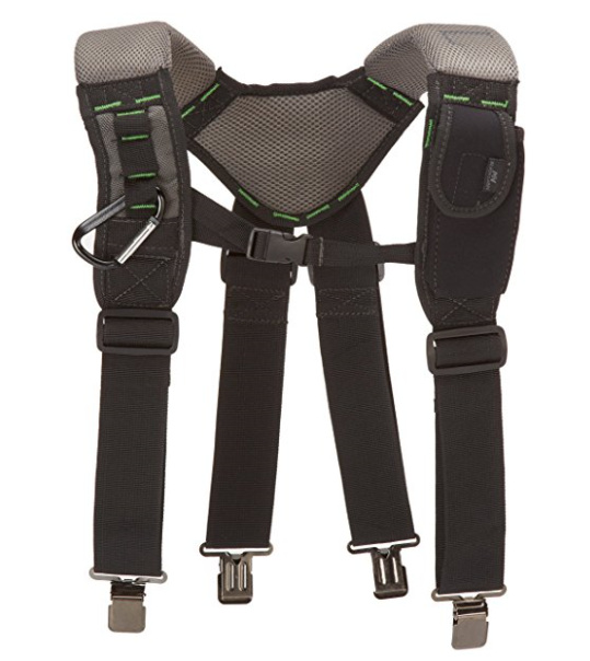 McGuire Nicholas Gel Foam Padded Suspender Work Tool Belt BL