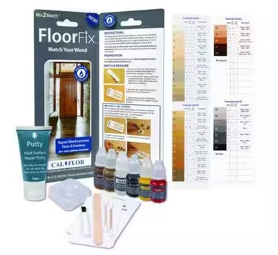 Wood And Laminate Scratch and Patch Repair Kit Floor and Furniture Fix