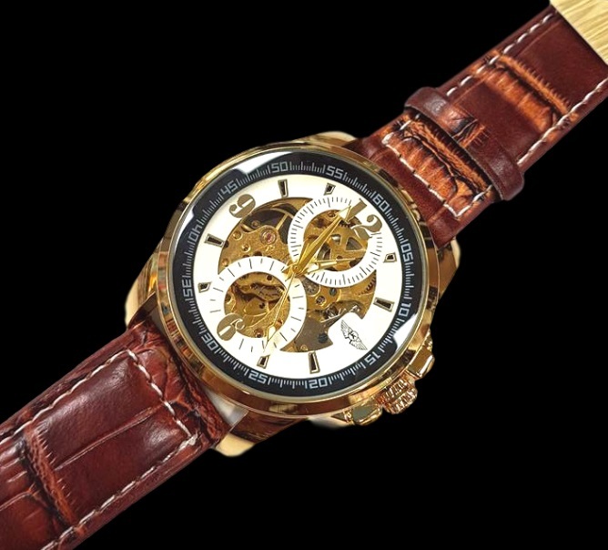 Orologio Da Polso YK Uomo Analogico Automatico Moderno Fashion Mar Quad nBia lac