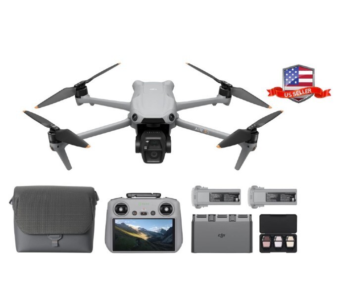 DJI Air 3S Fly More Combo w/ RC 2 Controller Dual Camera 3