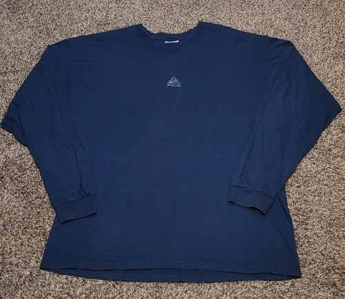 【希少】90s NIKE ACG t-shirt navy fade◎ 希少】90s NIKE ACG t-shirt navy fade◎ 希少】90s NIKE ACG t-shirt navy