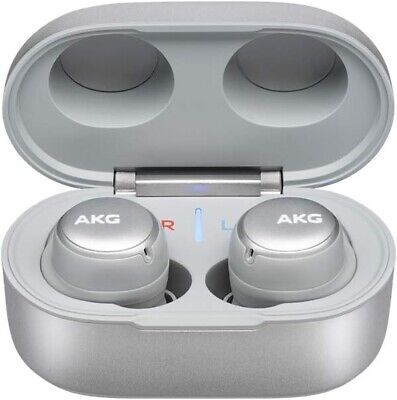 Harman AKG N400 True Wireless Bluetooth Earphones ANC Canal Type (Silver)