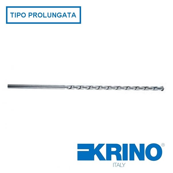 PUNTA WIDIA TRAPANO STANDARD PER MURO CEMENTO TIPO PROLUNGATA LUNGA KRINO
