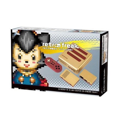 Retro Freak Video Game Console CY-RF-BBK Yamada 50th Box Gold Color Limited 