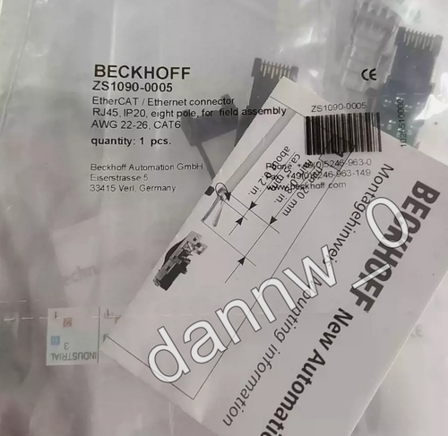 1PC New in box BECKHOFF ZS1090-0005 plug | eBay