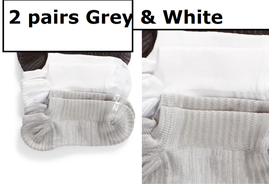 

Набор из 2 пар дышащих тренировочных носков ZELLA Nordstrom Low для неявки, размер обуви 6–8,5, НОВИНКА, Multicolor