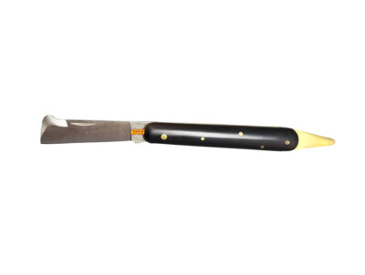 COLTELLO INNESTO CON SPATOLA  CM 20 LAMA DA 6  CM COL NERO