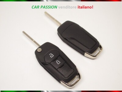Custodia pieghevole per chiave per Ford Focus Mondeo Fiesta in lega di