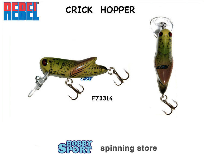 REBEL CRICKHOPPER F73314 SUMMER HOPPER 2,7 GR CRICK HOPPER 4 CM  SPINNING