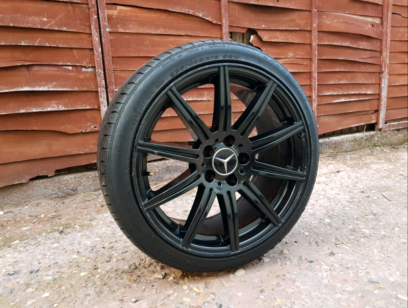 18 Inch Mercedes Amg Type Alloy Wheels & Tyres clk w124 ce e class s in Buckinghamshire