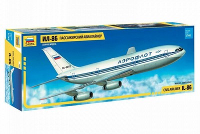 Zvezda 7001	Civil Airliner IL-86 Plastic kit 1:144
