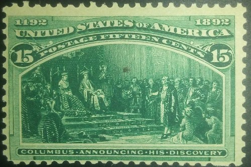 Travelstamps: 1893 US Scott# 238 MINT/F- VF/NH with FRESH Orig Gum ! SCV $600.00