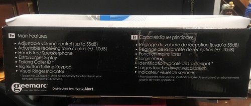 Ampli550 - Amplified Telephone with Talking Caller ID and Keys