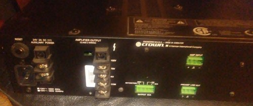 Crown 1160A 160W 70/100V Commercial 2U Rackmount Amplifier