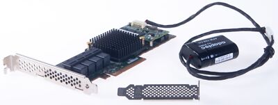 Adaptec Model Asr-71605 6gb Sas/Sata 16-Port Raid Controller Cache & Battery