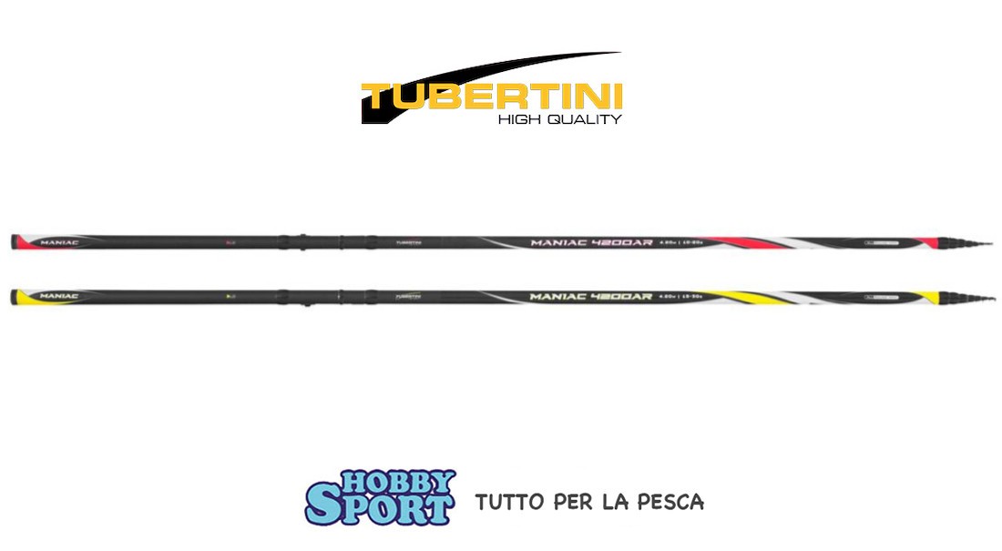 CANNA BOLOGNESE MANIAC 4002 AR 4,00 MT AZ  3 - 12 GR  TUBERTINI  TROTA LAGO