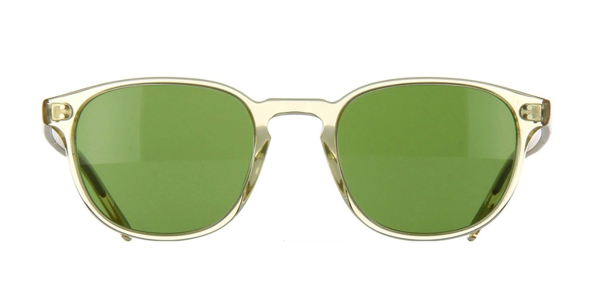 Pre-owned Oliver Peoples Fairmont Ov 5219s Buff/green C (1094/52) Sunglasses