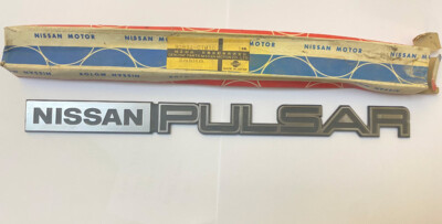 Original OEM NOS NEW Datsun Pulsar (N12) Emblem 90894-01M10